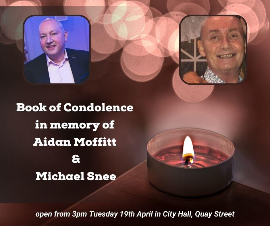 Book of Condolence in memory of Aidan Moffitt & Michael Snee